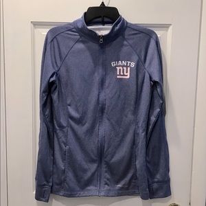 Ny Giants Majestic Zip Up yoga Jacket